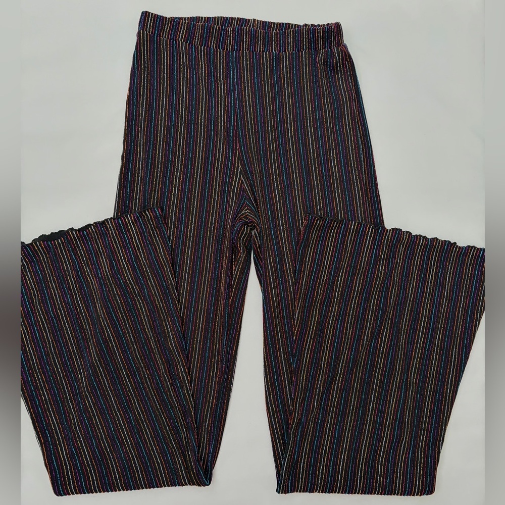 REVOLVE House of Harlow 1960 Lora Pants in Noir Flare Metalic Stripes size Small - Picture 8 of 13